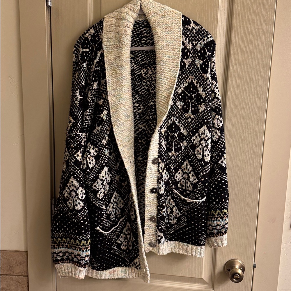 Free People Multicolor Patterned Cardigan - Picture 7 of 8